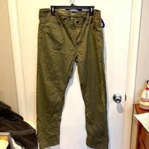 Goodfellow Green Chino Total Flex Slim Straight 40x32 NWOT